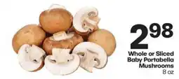 Harp's Market Whole or Sliced Baby Portabella Mushrooms offer