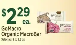 Yoke's Fresh Market GoMacro Organic MacroBar offer