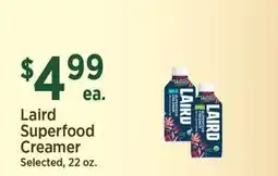 Yoke's Fresh Market Laird Superfood Creamer offer
