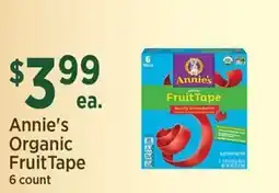 Yoke's Fresh Market Annie's Organic Fruit Tape offer