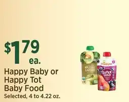 Yoke's Fresh Market Happy Baby or Happy Tot Baby Food offer