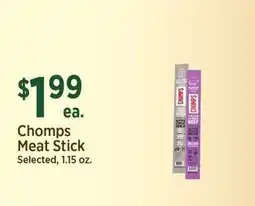Yoke's Fresh Market Chomps Meat Stick offer
