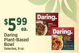 Yoke's Fresh Market Daring Plant-Based Bowl offer