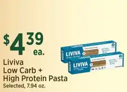 Yoke's Fresh Market Liviva Low Carb + High Protein Pasta offer
