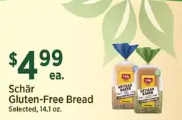 Yoke's Fresh Market SchΓ€r Gluten-Free Bread offer