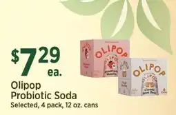 Yoke's Fresh Market Olipop Probiotic Soda offer