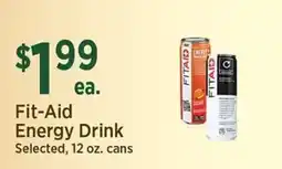 Yoke's Fresh Market Fit-Aid Energy Drink offer