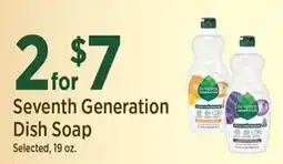 Yoke's Fresh Market Seventh Generation Dish Soap offer