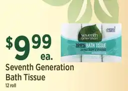Yoke's Fresh Market Seventh Generation Bath Tissue offer
