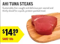 New Seasons Market Ahi Tuna Steaks offer