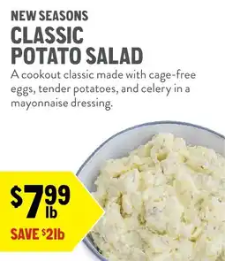 New Seasons Market Classic potato salad offer