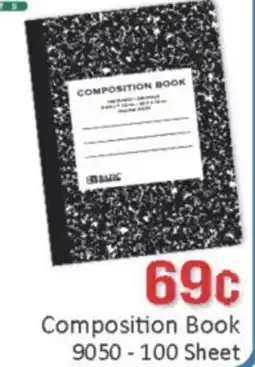 General Discount Composition Book offer