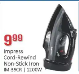 General Discount Impress Cord-Rewind Non-Stick Iron offer