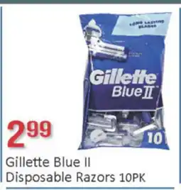 General Discount Gillette Blue II Disposable Razors offer