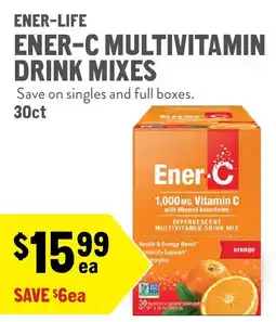 New Seasons Market Ener-life ener-c multivitamin drink mixes offer