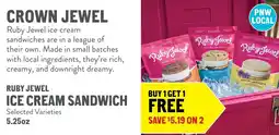 New Seasons Market Ruby Jewel ice cream sandwich offer