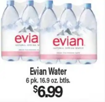 Angelo Caputo's Fresh Market Evian Water offer