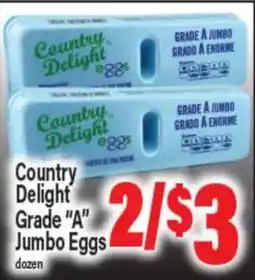Angelo Caputo's Fresh Market Country Delight Grade A Jumbo Eggs offer