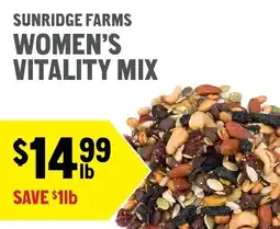 New Seasons Market Sunridge Farms Women's Vitality Mix offer