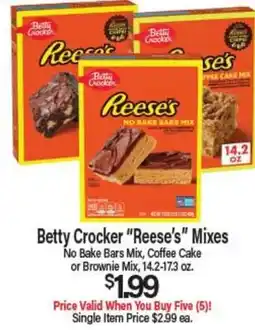 Angelo Caputo's Fresh Market Betty Crocker Reese's Mixes offer