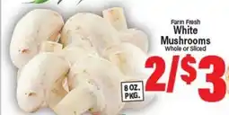 Angelo Caputo's Fresh Market Farm Fresh White Mushrooms offer