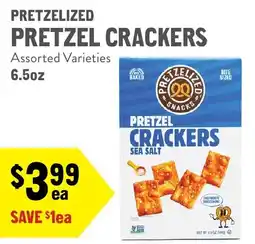 New Seasons Market Pretzelized pretzel crackers offer