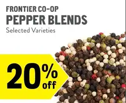 New Seasons Market Frontier Co-op pepper blends offer