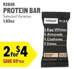 New Seasons Market Rxbar protein bar offer