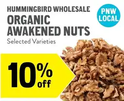New Seasons Market Hummingbird wholesale organic awakened nuts offer