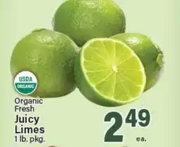 Angelo Caputo's Fresh Market Organic Fresh Juicy Limes offer