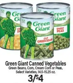 Angelo Caputo's Fresh Market Green Giant Canned Vegetables offer