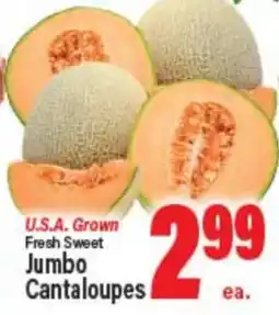 Angelo Caputo's Fresh Market U.S.A. Grown Fresh Sweet Jumbo Cantaloupes offer