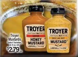 Angelo Caputo's Fresh Market Troyer Mustards offer