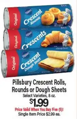 Angelo Caputo's Fresh Market Pillsbury Crescent Rolls, Rounds or Dough Sheets offer