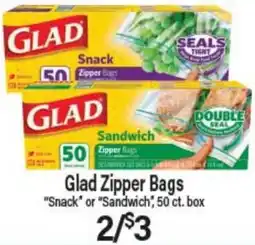 Angelo Caputo's Fresh Market Glad Zipper Bags offer