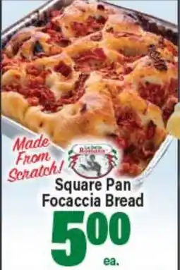 Angelo Caputo's Fresh Market Square Pan Focaccia Bread offer