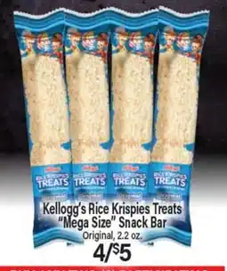 Angelo Caputo's Fresh Market Kellogg's Rice Krispies Treats Mega Size Snack Bar offer