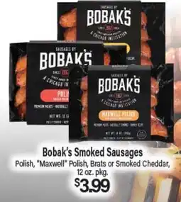 Angelo Caputo's Fresh Market Bobak's Smoked Sausages offer