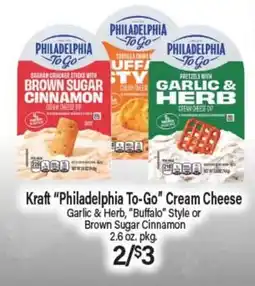Angelo Caputo's Fresh Market Kraft Philadelphia To-Go Cream Cheese offer