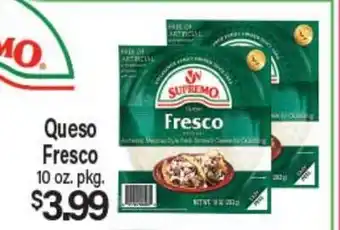 Angelo Caputo's Fresh Market Queso Fresco offer