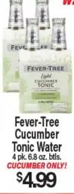 Angelo Caputo's Fresh Market Fever-Tree Cucumber Tonic Water offer