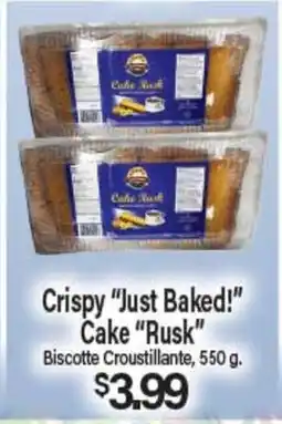 Angelo Caputo's Fresh Market Crispy Just Baked! Cake Rusk offer