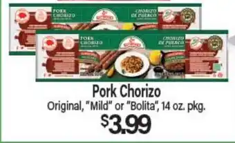 Angelo Caputo's Fresh Market Pork Chorizo offer