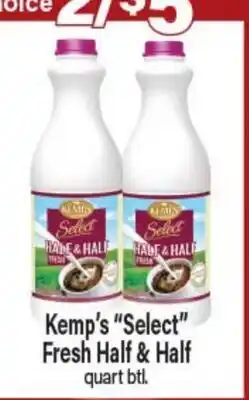 Angelo Caputo's Fresh Market Kemp's Select Fresh Half & Half offer