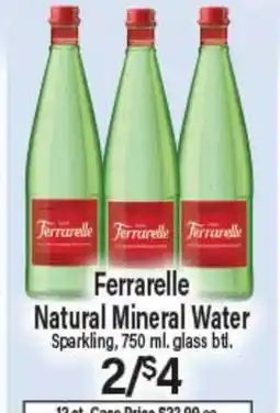 Angelo Caputo's Fresh Market Ferrarelle Natural Mineral Water offer