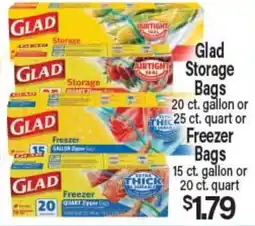 Angelo Caputo's Fresh Market Glad Storage Bags Freezer Bags offer