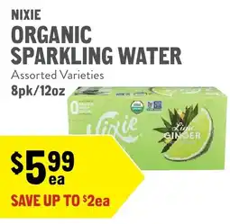 New Seasons Market Nixie organic sparkling water offer