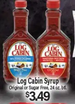 Angelo Caputo's Fresh Market Log Cabin Syrup offer