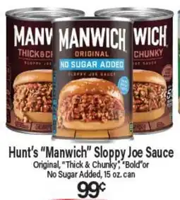 Angelo Caputo's Fresh Market Hunt's Manwich Sloppy Joe Sauce offer