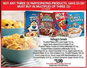 Angelo Caputo's Fresh Market Kellogg's Cereals offer